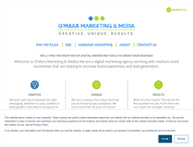 Tablet Screenshot of omaramarketingandmedia.com